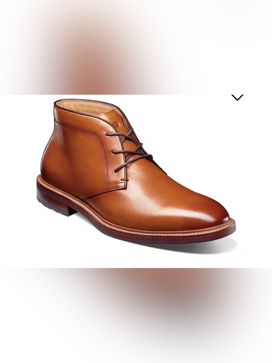 Florsheim Other - FLORSHEIM ANTHEM PLAIN TOE CHUKKA BOOTS SADDLE TAN LEATHER 12 MEDIUM